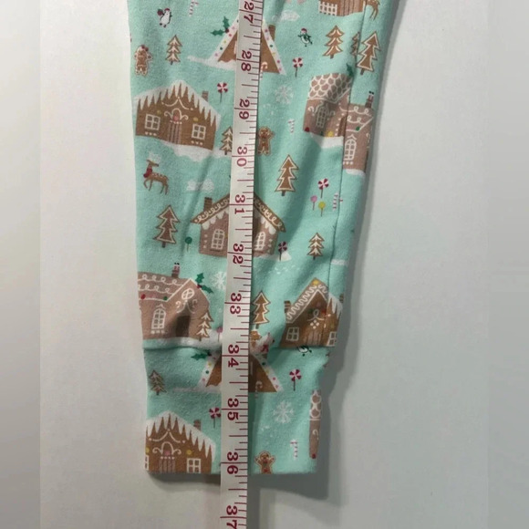 Cozy Christmas Pants w/ Gingerbread xmas Town Design - Picture 9 of 9